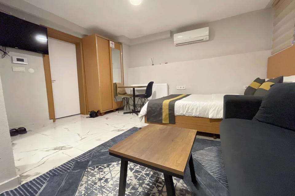Basic Studio, Non Smoking, Kitchen | In-room safe, iron/ironing board, free WiFi