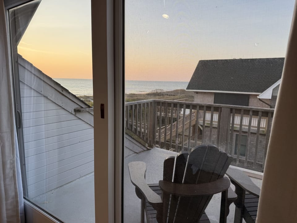 Wake up to this view from the master king bed!