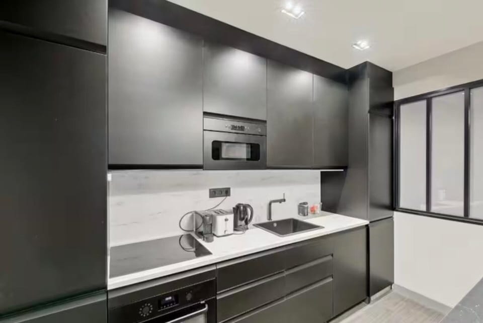 Apartment | Private kitchen | Cleaning supplies