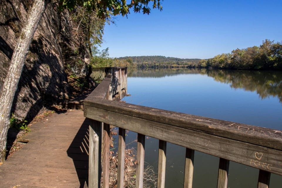 Ijams Nature Center in Knoxville, 50 miles away