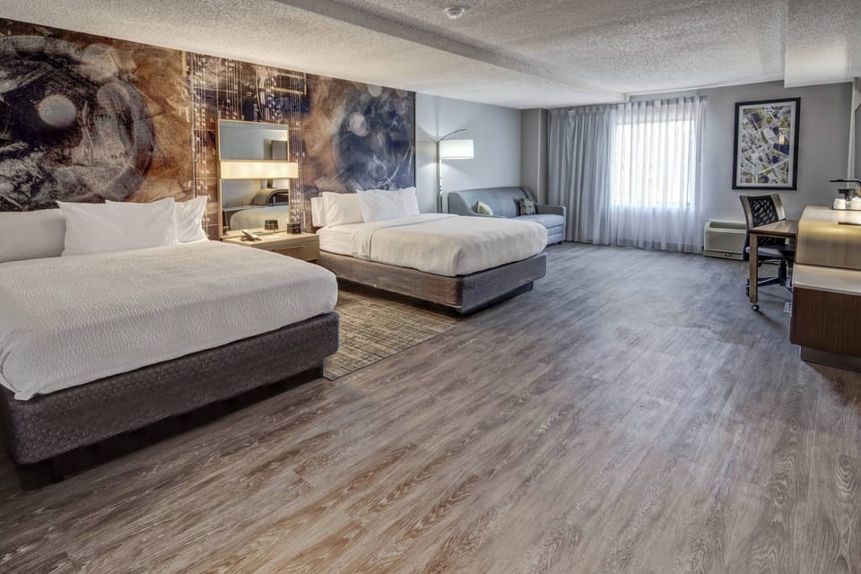 Egyptian cotton sheets, premium bedding, pillowtop beds, in-room safe