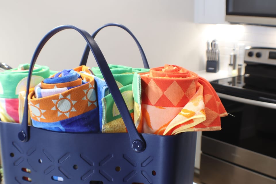 Grab your pool bag and head to the heated saltwater pool! 