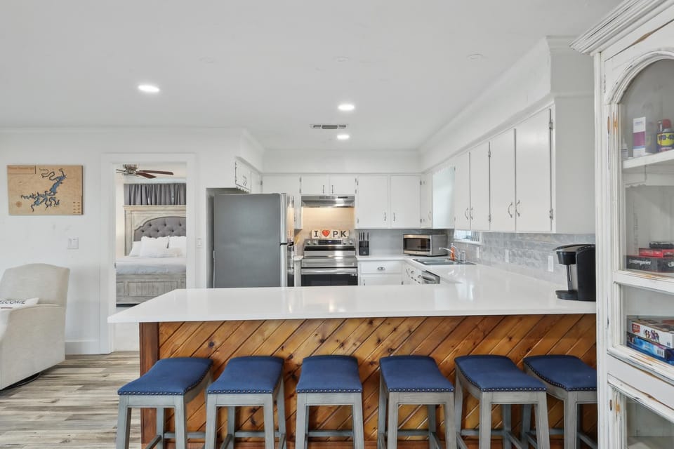 Fully stocked kitchen