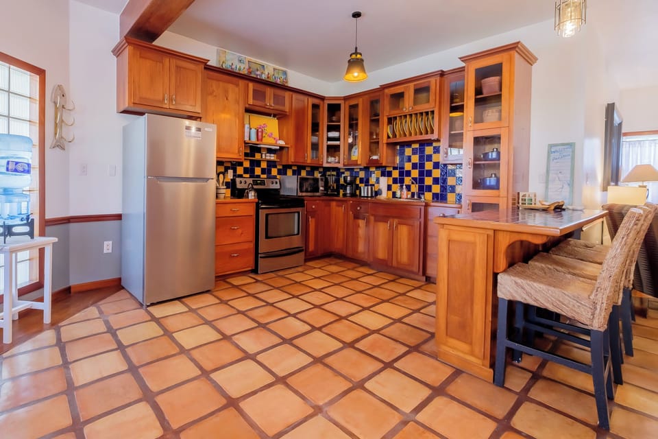 Well stocked kitchen