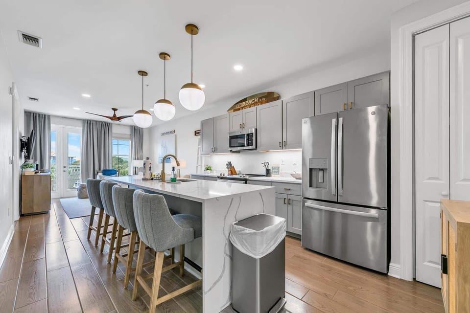 Condo, Multiple Beds (Gulf Place Residences 203) | Private kitchen | Oven, toaster