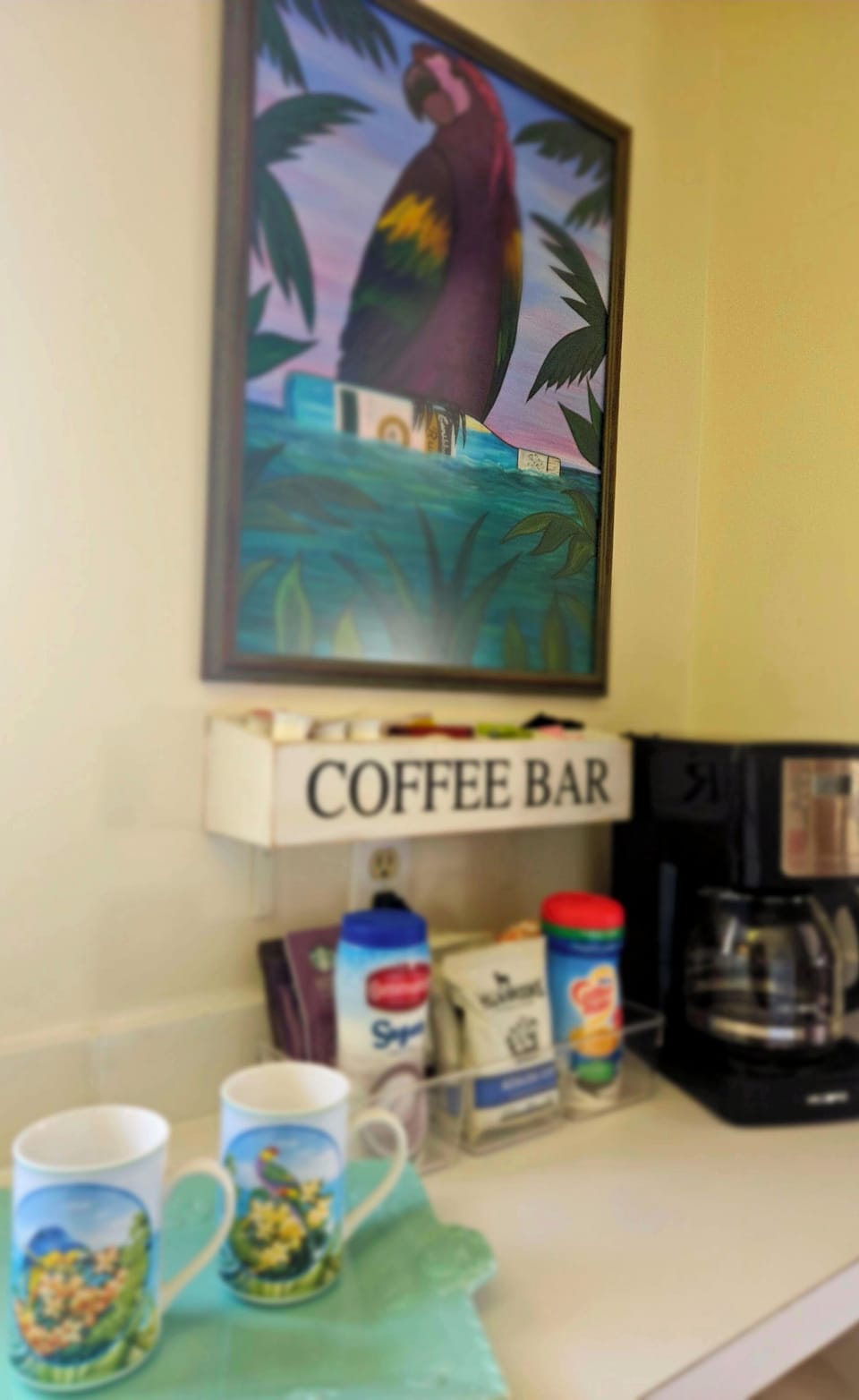 Purple Parrot Cottage | Private kitchen | Dining tables