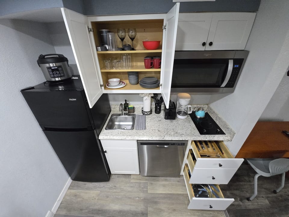 Fully stocked with the basics to whip up a home-style meal.