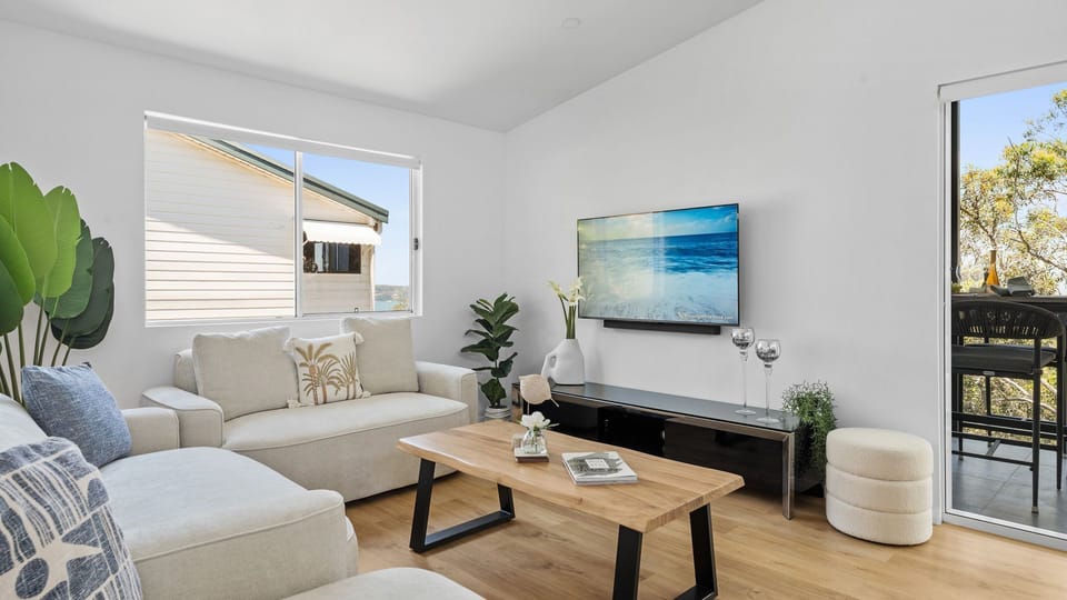 Catch up on your favorite shows or enjoy a movie night in this comfortable and cosy TV room.