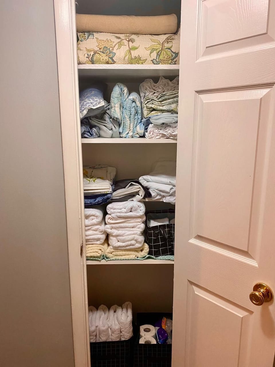 Linens closet