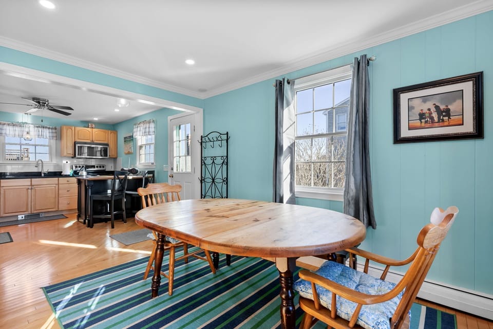 Dining area off of kitchen
