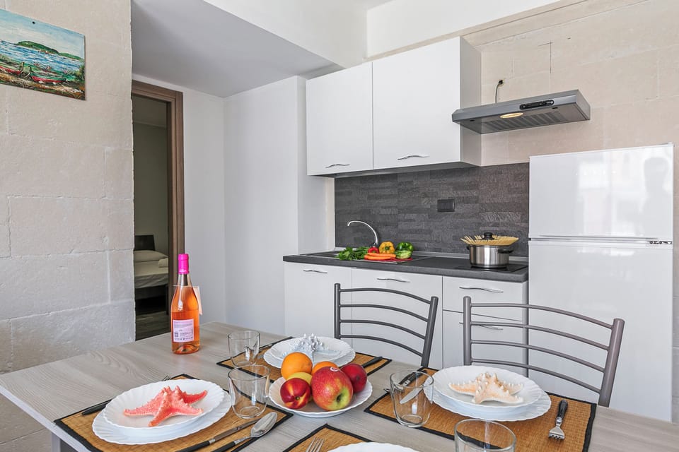 Kitchen and dining area