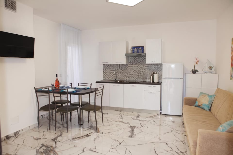 Kitchen and dining area