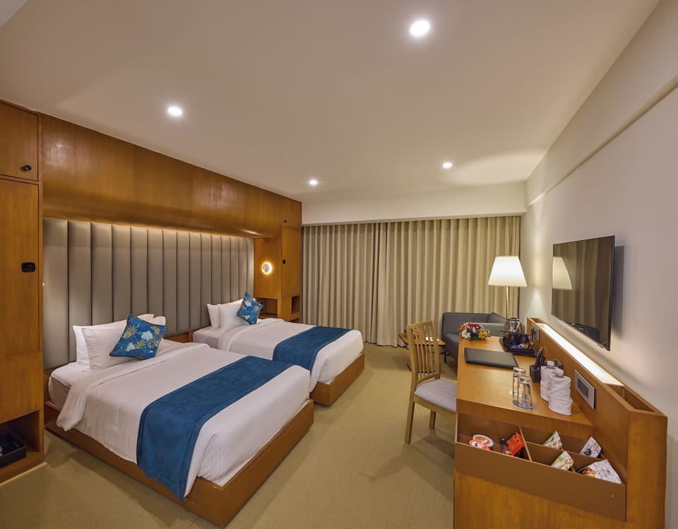 Hypo-allergenic bedding available, minibar, in-room safe, desk