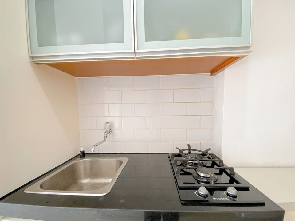 Studio | Private kitchen | Full-size fridge, stovetop, rice cooker