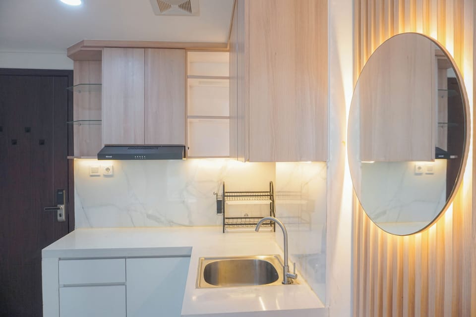 Studio | Private kitchen | Full-size fridge, stovetop, rice cooker