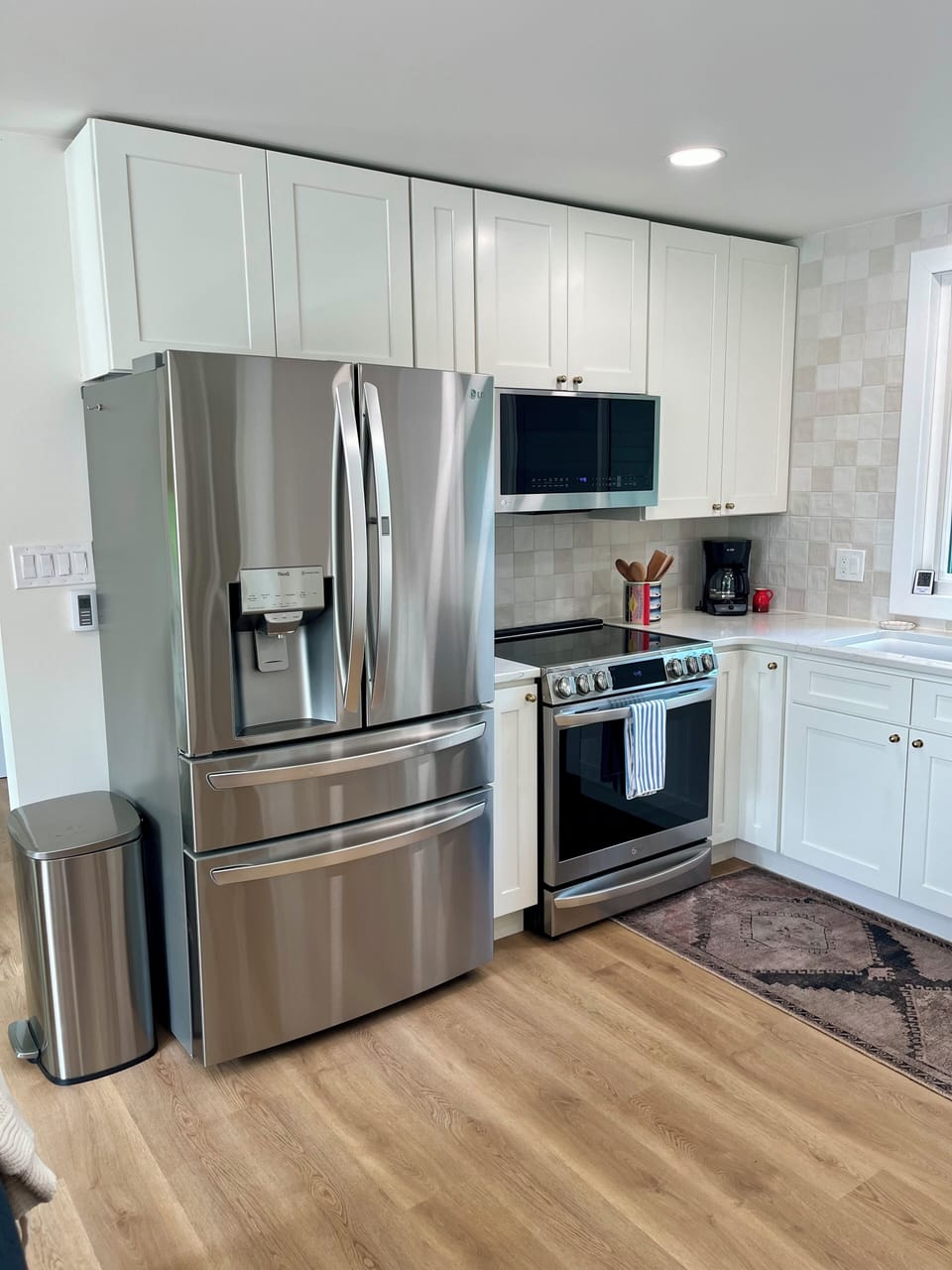 Kitchen with new appliances