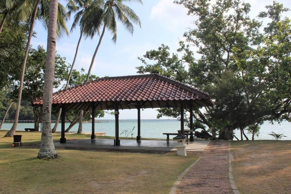 Private beach