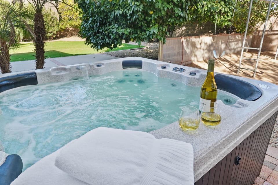 Sooth sore muscles after a baseball tournament or long flight in the hot tub.