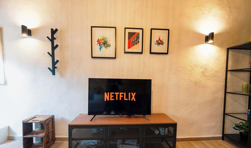 Smart TV available for you to connect to your favorite streaming services.