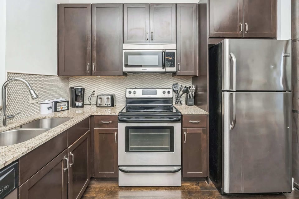 Prepare your favorite meals in the full kitchen