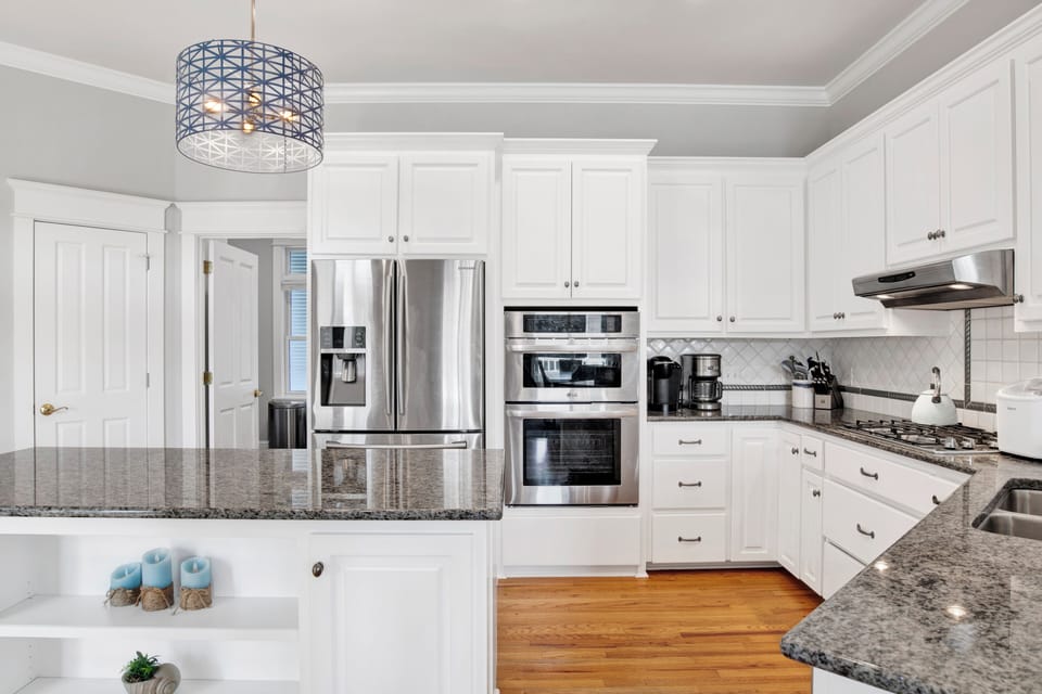 Beautiful granite countertops and stainless appliances