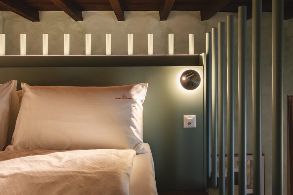 Premium bedding, down comforters, pillowtop beds, desk