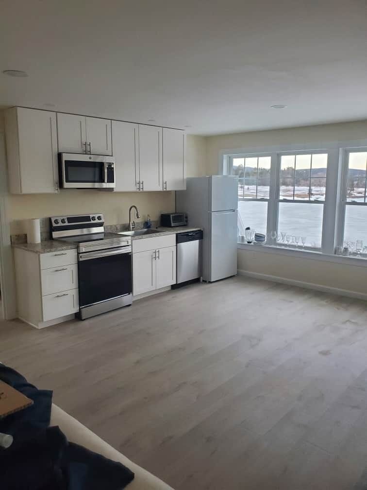 newly remodeled kitchen and floors