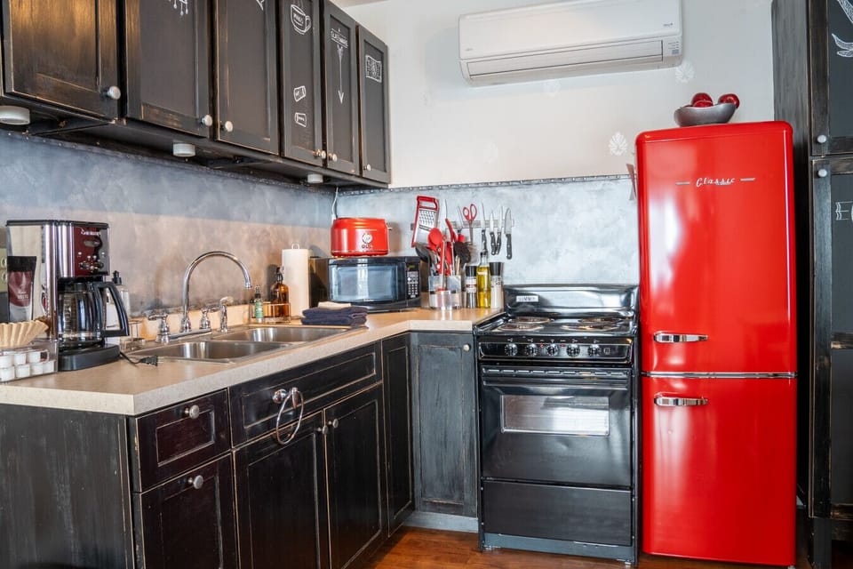 Full kitchen with basic amenities