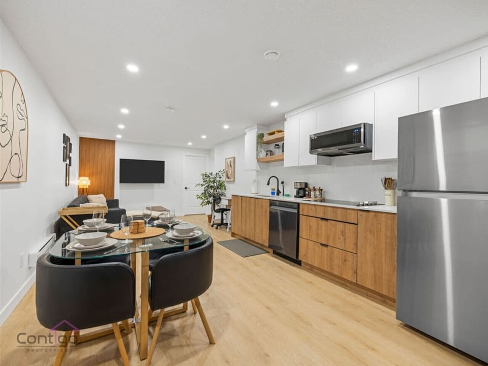 Your home away from home, with an equipped kitchen.