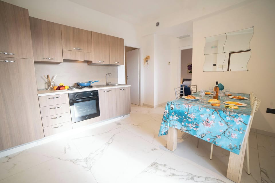 Kitchen and dining area