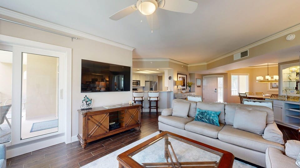 Living Room with HDTV