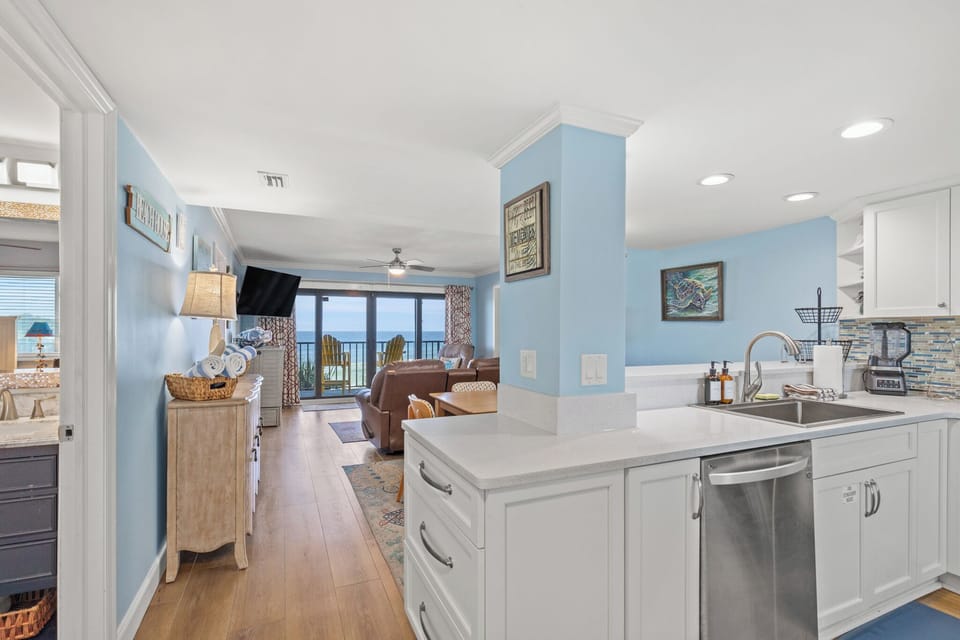 Open Floorplan with Beachfront View
