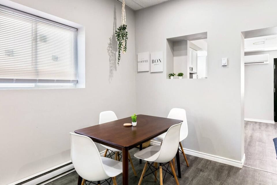 Our dining area is a place for you to relax and enjoy a meal with your family.