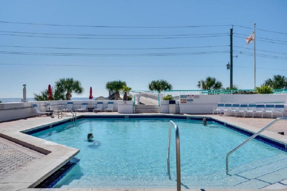 The large heated pool is great year round!