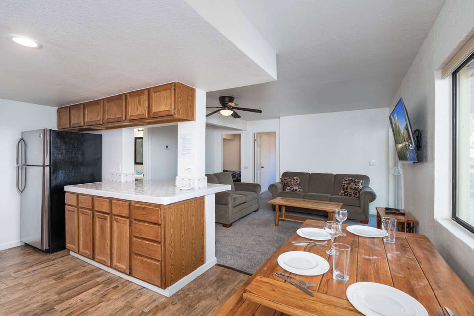 Dining table with seating for 6