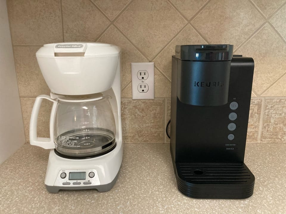 Standard coffee maker AND a Keurig!