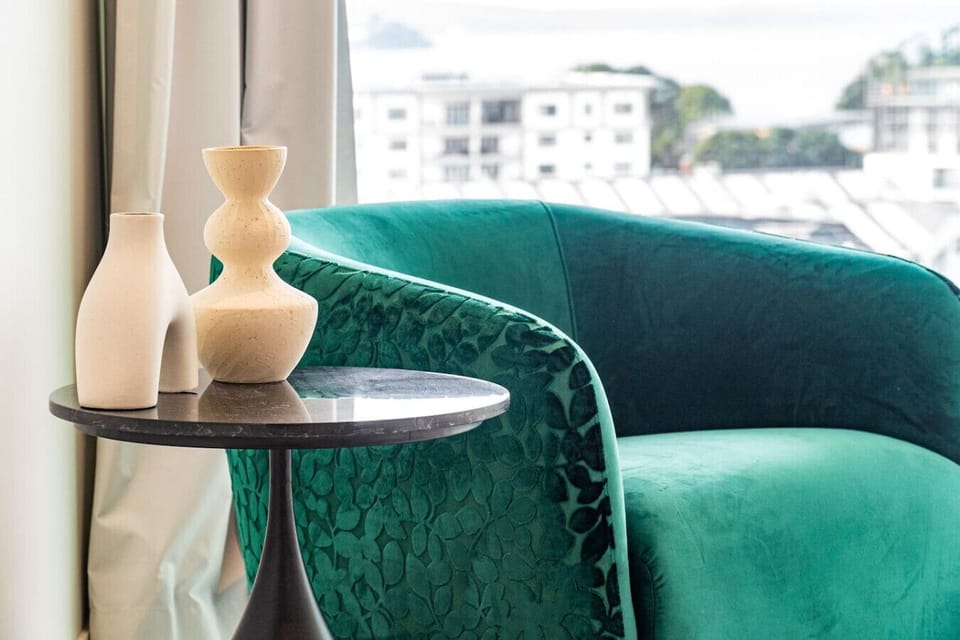 Seating Area with Decorative Details