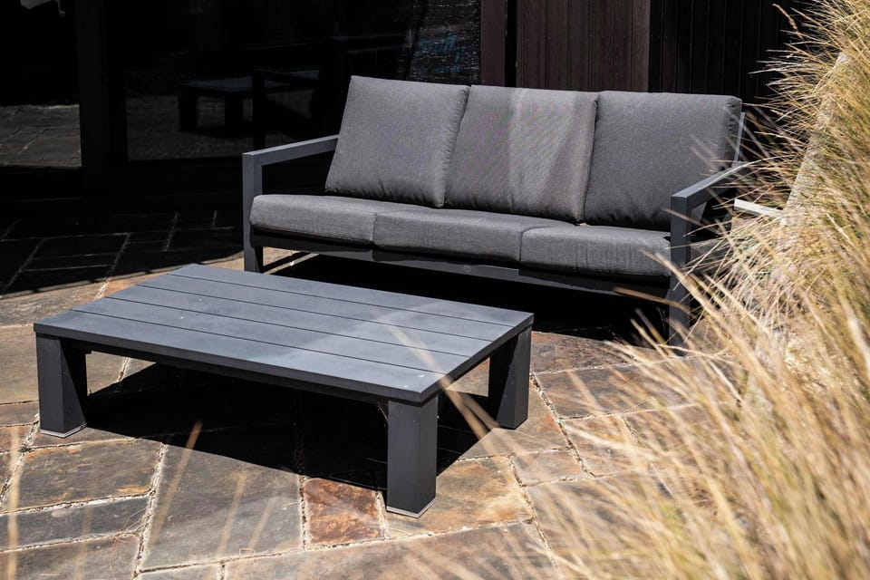 The rumpus/games room opens out to two alfresco areas with outdoor furniture to soak up the sunshine