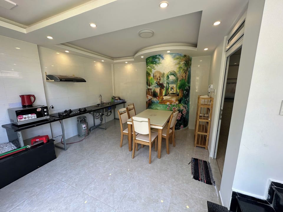 Family Villa, Garden View | Private kitchen
