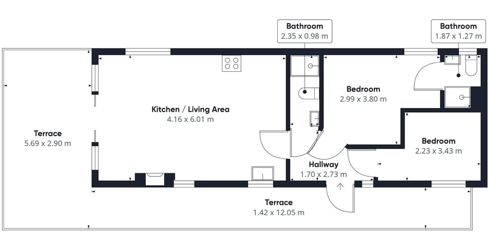 House | 2 bedrooms