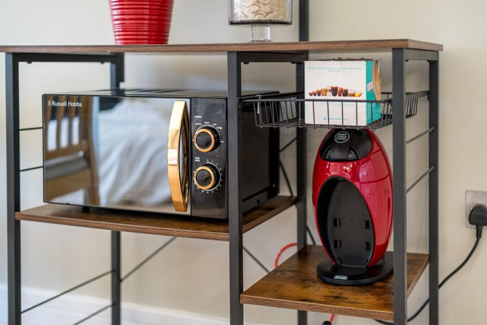 microwave and Nespresso