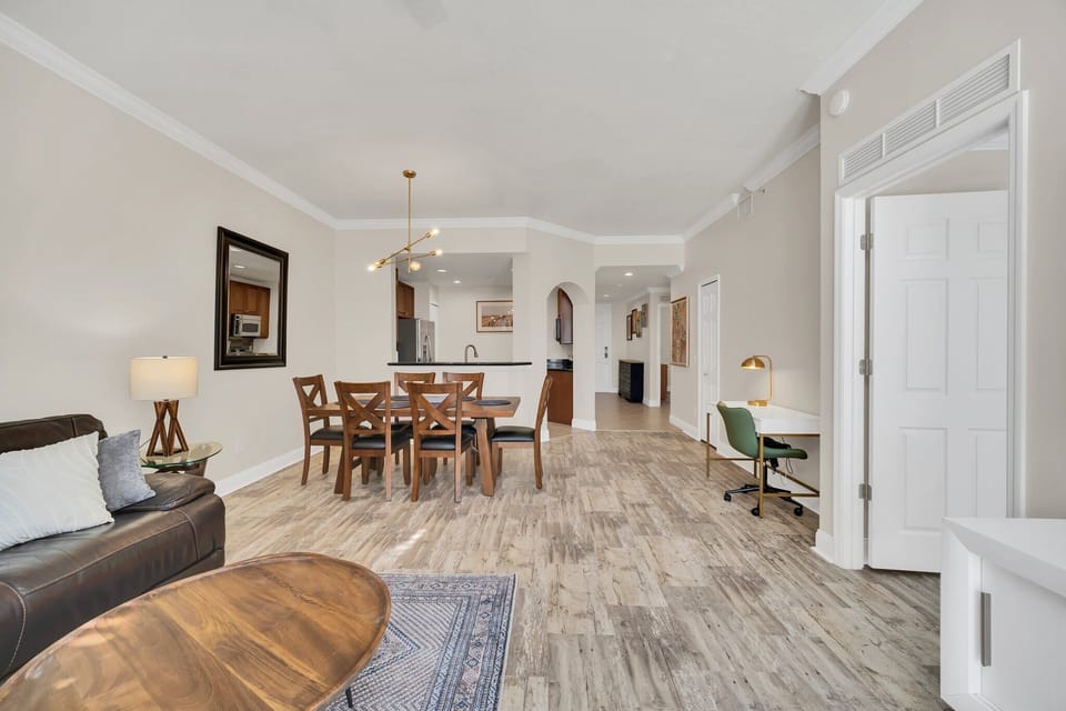 Open-Concept Dining Space Adjacent to Living Room