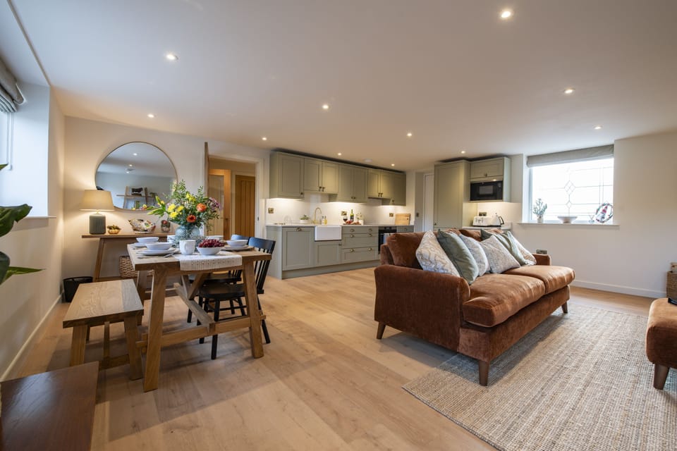 Ground floor: Large open-plan living area