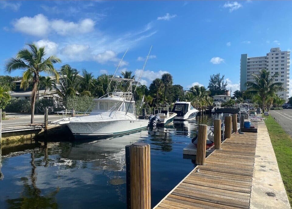 Enjoy easy access to the water from our Villa's front dock, perfect for kayaking and paddle boarding adventures right across the street.