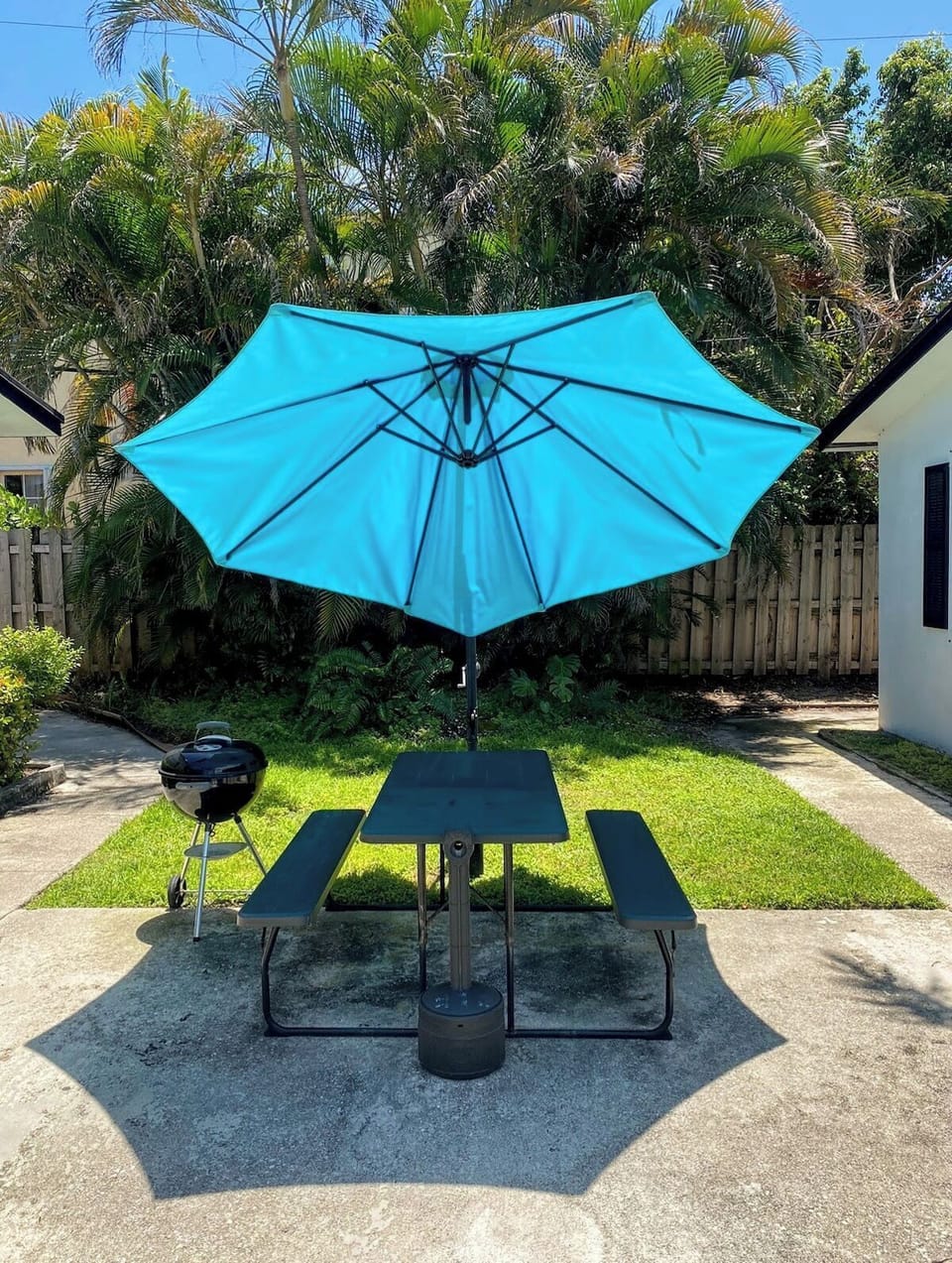Delight in al fresco dining with our garden BBQ grill, available for guests to use for the perfect outdoor cooking experience.