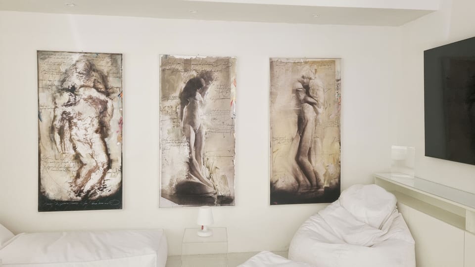 Detail of works of art
