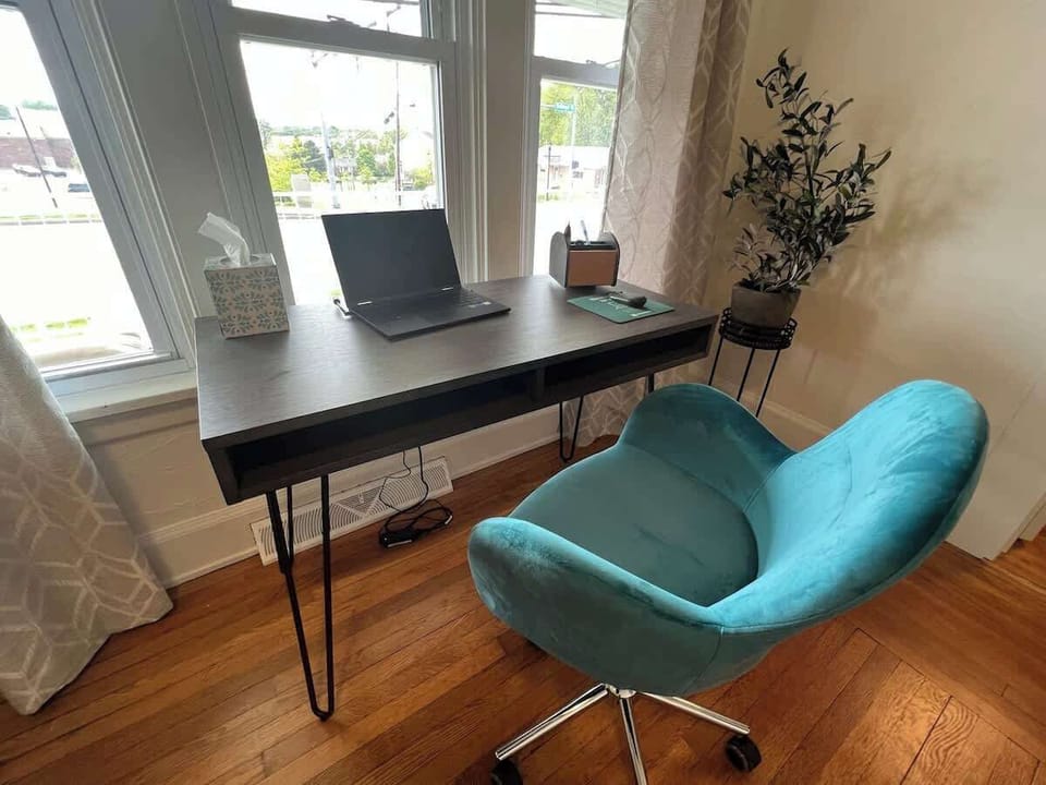 Desk in family room