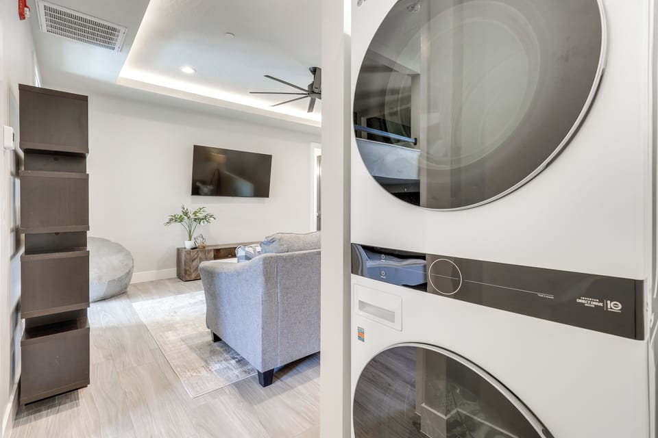 In-Unit Laundry | 2nd Floor | Detergent Provided