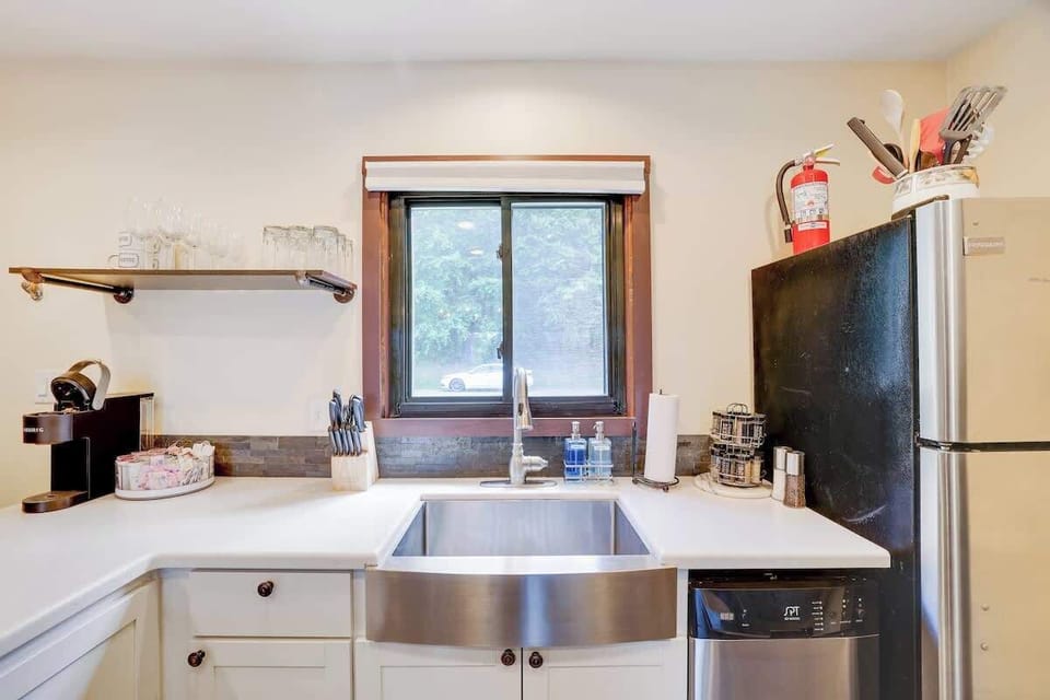 A fully stocked kitchen with everything you need!