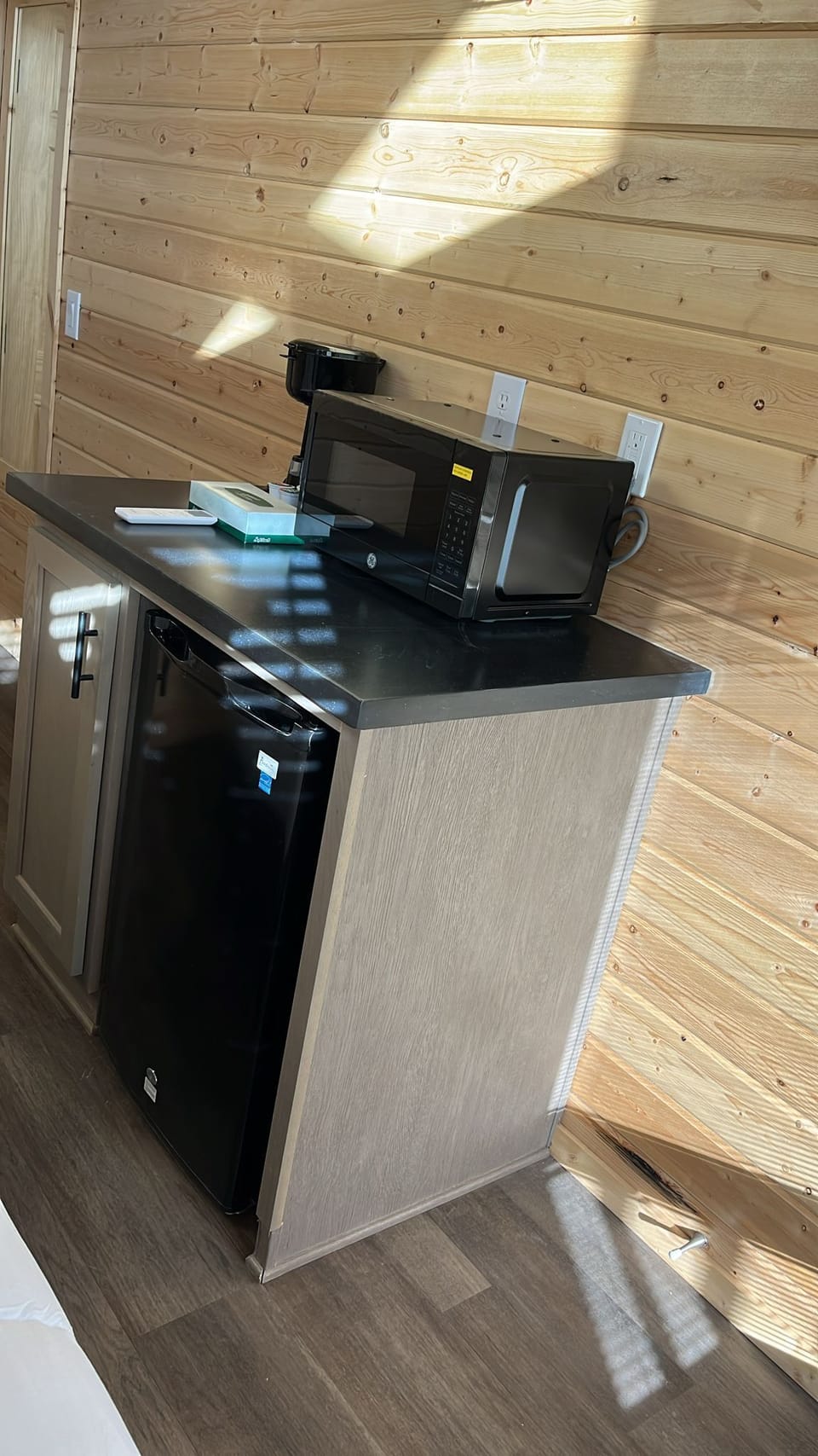 Mini-Split, Microwave, Coffee Maker, Mini-fridge